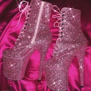 Baby Pink Glitter Adore 1020